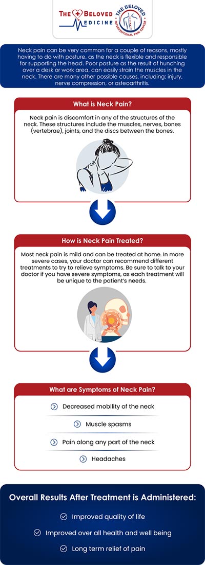At The Beloved Medicine Clinic and Pain Center, Dr. John Melek provides innovative and patient-centered care for individuals suffering from chronic neck pain. His approach blends advanced diagnostic tools with non-surgical treatments designed to ease stiffness, reduce inflammation, and improve neck function without relying on long-term medications. For more information, contact us or request an appointment online. We are conveniently located at 7777 Forest Ln Suite A315, Dallas, TX 75230. At The Beloved Medicine Clinic and Pain Center, Dr. John Melek provides innovative and patient-centered care for individuals suffering from chronic neck pain. His approach blends advanced diagnostic tools with non-surgical treatments designed to ease stiffness, reduce inflammation, and improve neck function without relying on long-term medications. For more information, contact us or request an appointment online. We are conveniently located at 7777 Forest Ln Suite A315, Dallas, TX 75230.